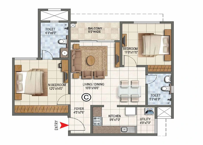 Provident Welworth City Floor Plan