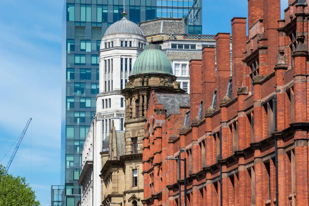 Buildings in Deansgate Manchester England