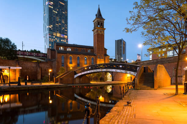 Castlefield Basin Deansgate Manchester England