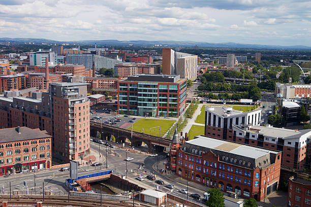 Skyline of Deansgate at Midda