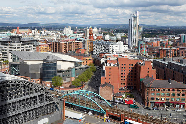 Skyline of Deansgate at Midday